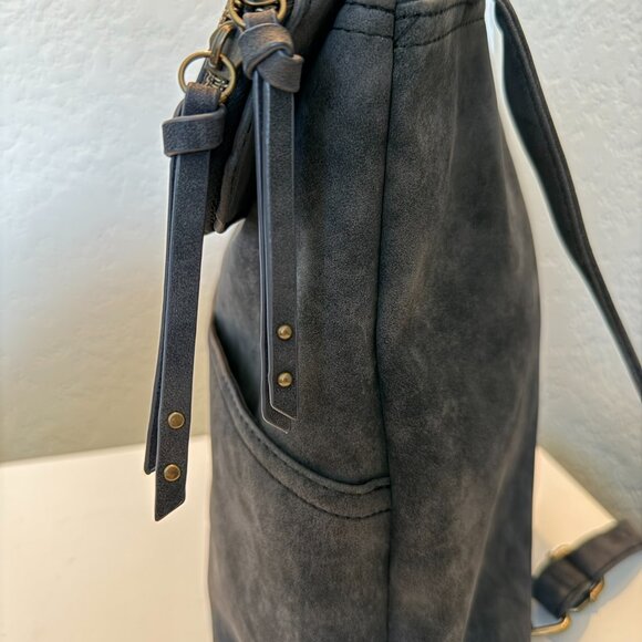 Gray Backpack Purse - $18 - Picture 3 of 7